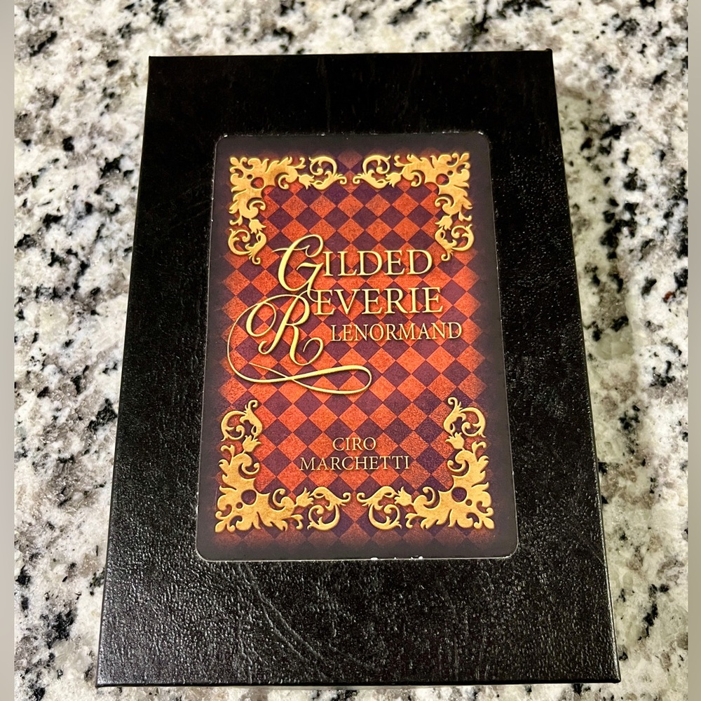 🔮Gilded Reverie lenormand deck autographed by designer too! Fortune psychic fun🔮 - Picture 2 of 11